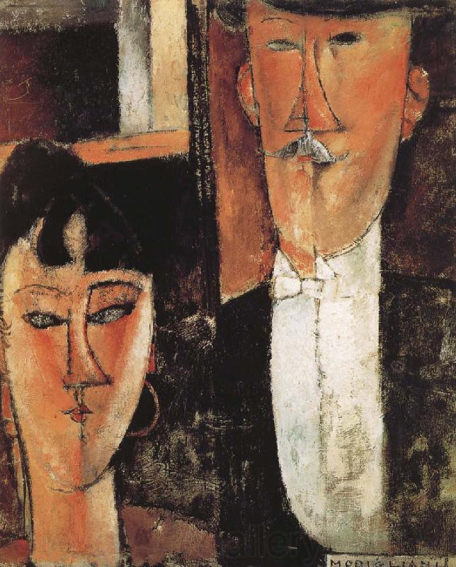 Amedeo Modigliani Bride and Groom